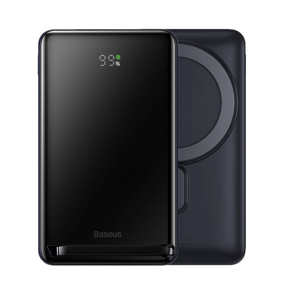 Baseus Magnetic Wireles Charge Power Bank 10000mAh fast charging Cable Type-C to Type-C 60W(20V/3A) 50cm black) PPCX000003187
