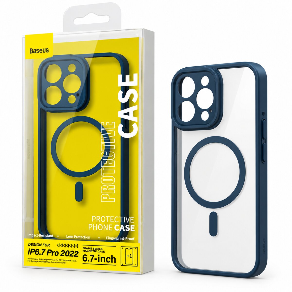 Baseus Frame Series Magnetic Case – iPhone 14 Plus-ის ქეისი