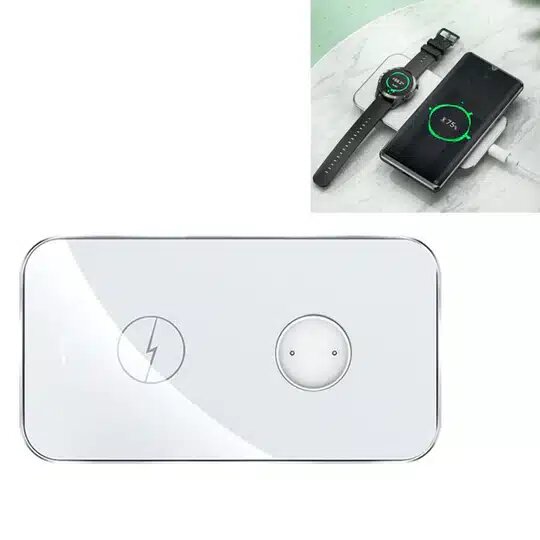 Rock Leather 2 in 1 Portable Wireless Charger W32
