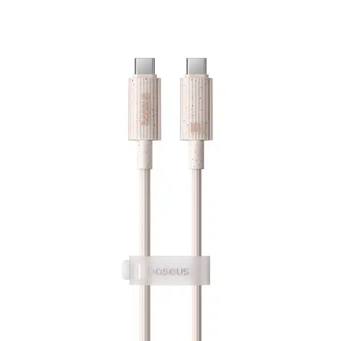 Baseus Habitat Series Fast Charging Cable Type-C to Type-C 100W 1m Wheat Pink