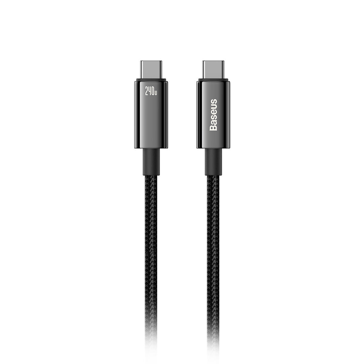 Baseus Tungsten Gold Fast Charging Data Cable Type-C to Type-C 240W 2m Black
