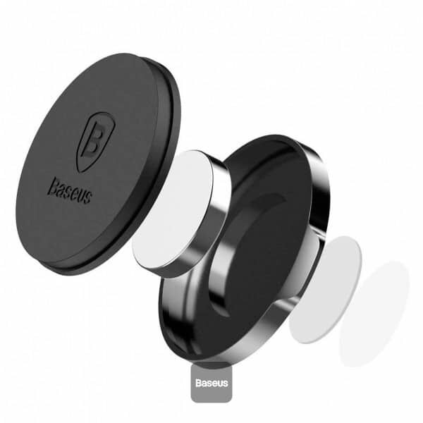 OS-Baseus Small Ears Series Magnetic Bracket（Flat type）Cluster Black