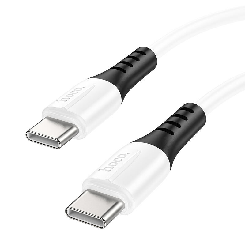 Hoco X82 Type-C silicone charging data cable white
