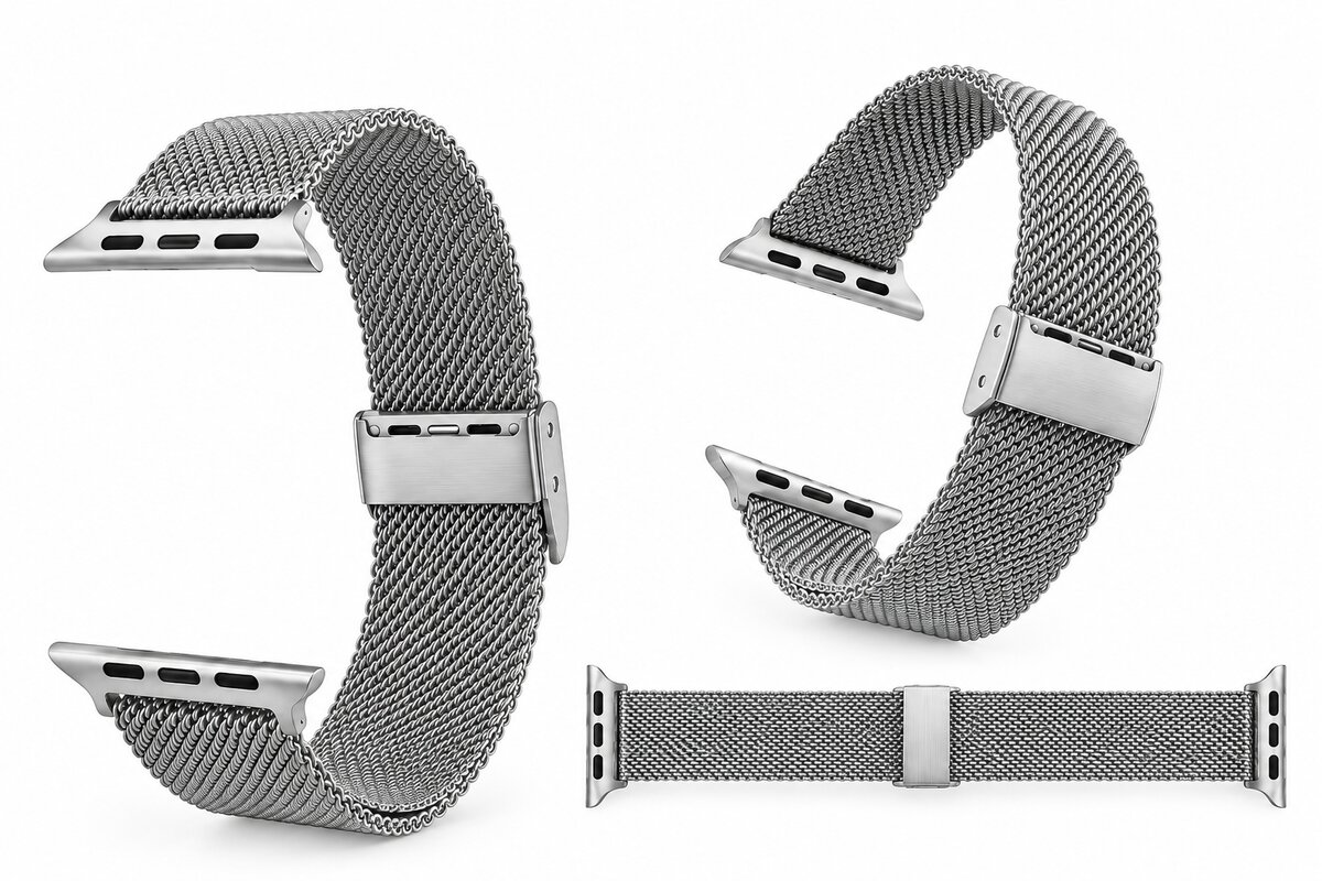 Apple Watch Band Metal BD-21 ვერცხლისფერი