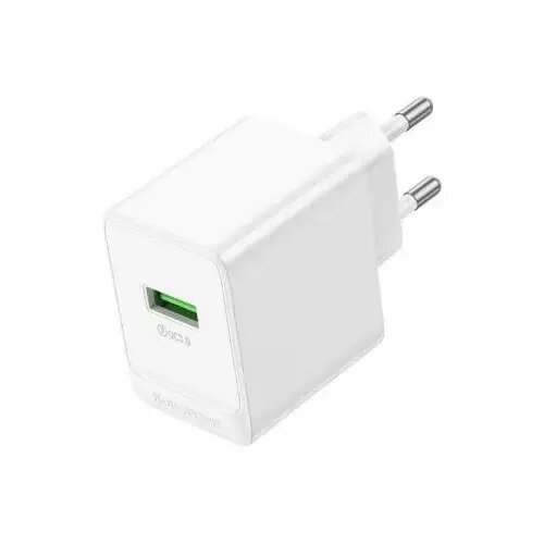 Borofone BAS12A Erudite single port QC3.0 charger(EU) White