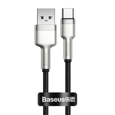 Baseus Cafule Series Metal Data Cable USB to Type-C 66W 0.25m Black