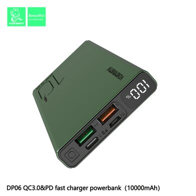Vdenmenv Power Bank Fully Compatible 22.5W Q.C. 3.0 PD 10 000Mah DP06