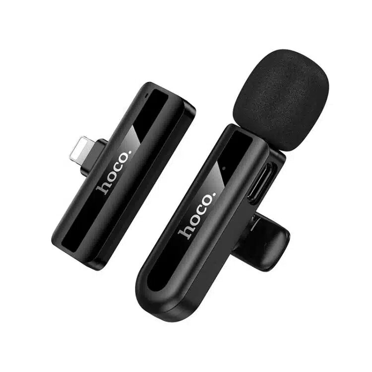 Hoco L20 Fair wireless microphone iP black