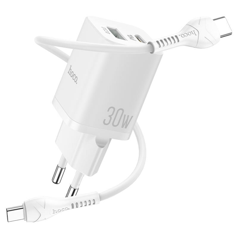 Hoco N13 Bright PD30W+QC3.0 charger set(Type-C to Type-C)(EU))