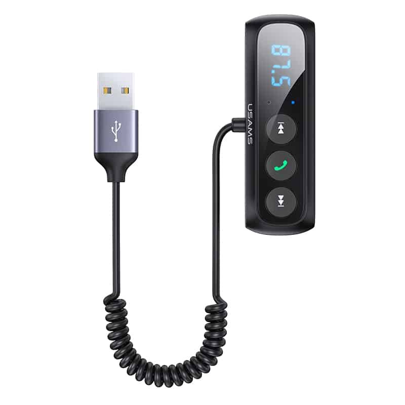 Usams Car Digital Display FM Wireless Audio Receiver US-SJ503