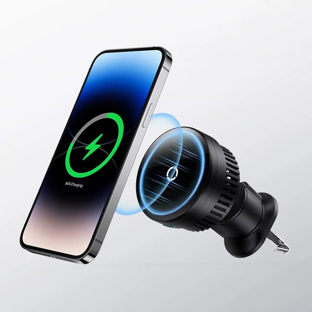Baseus MagPro Series Magnetic Wireless Charging Car Mount Air Vent Version 15W Qi2.0 Cosmic Black