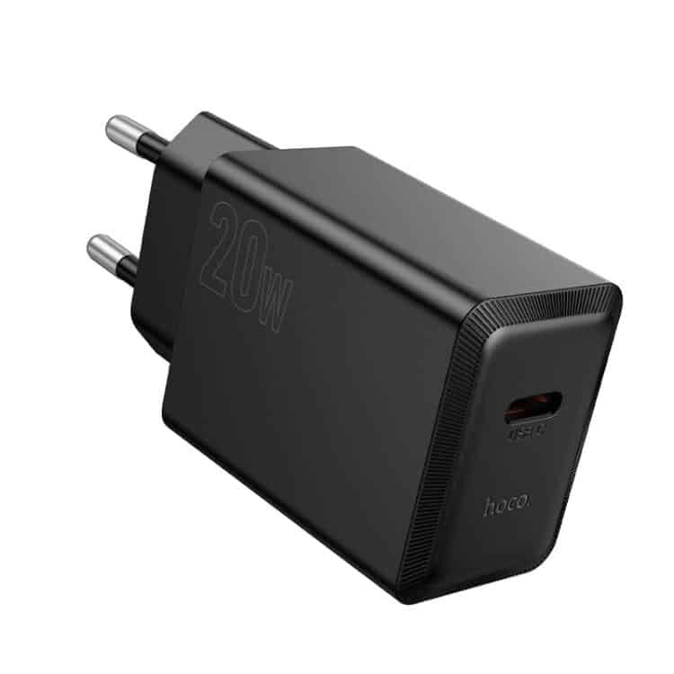 Hoco N68 Nuevo single port PD20W charger(EU) black