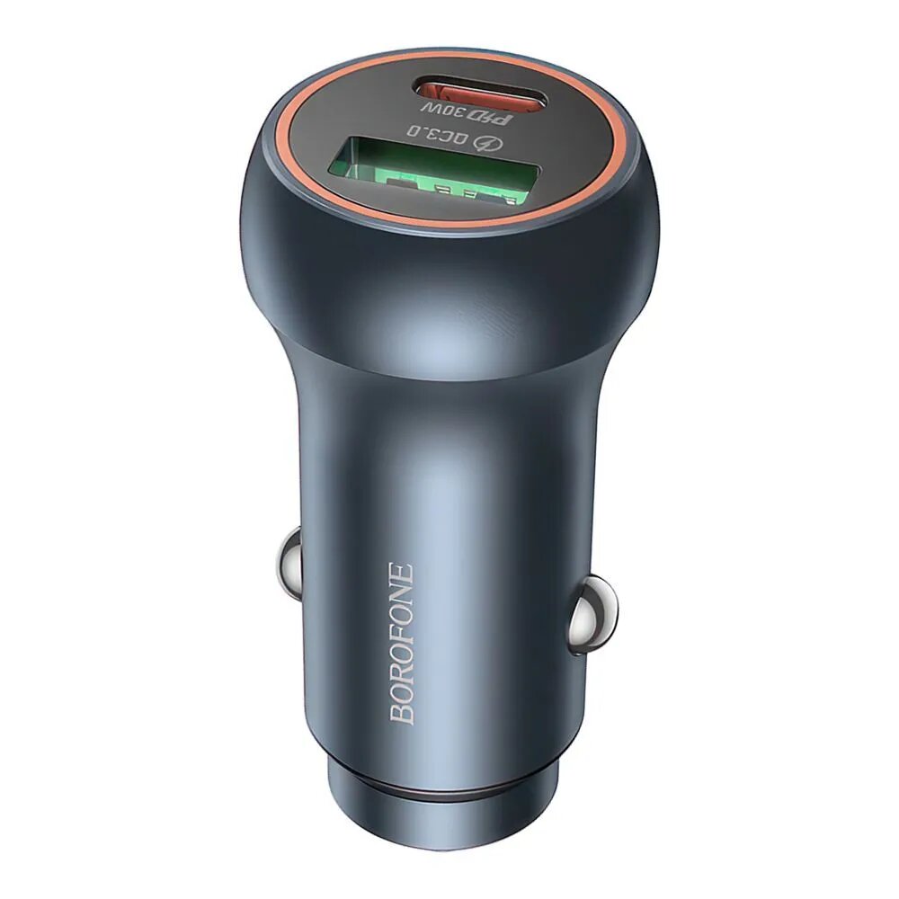 Borofone BZ32B Fresh 48W dual port PD30W+QC3.0 car charger