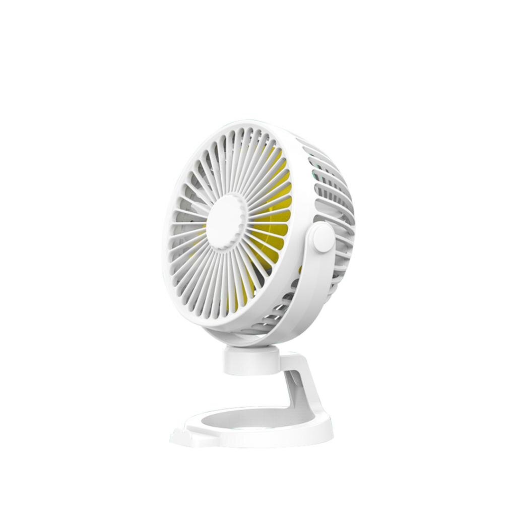MF78 4-inch desktop/bracket adjustable angle fan 1200mAh white