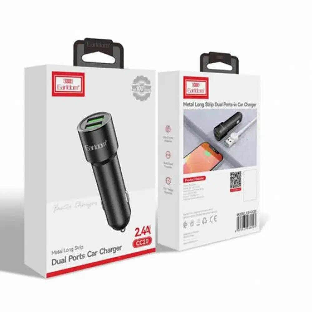 Earldom Adapter Dual Ports Car Charger CC20