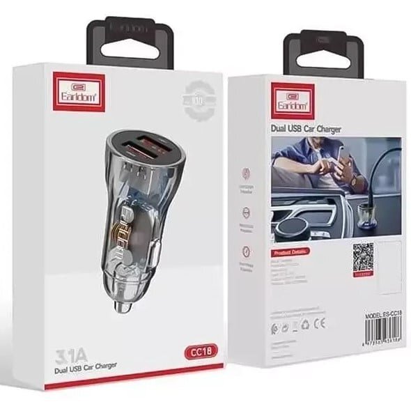 Earldom Dual usb Car Charger CC18