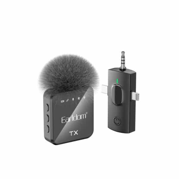 Earldom Collar Clip 3in1 Wireless Microphone MC12