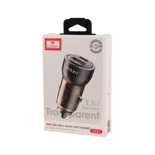 Earldom Car Adapter 30W CC31