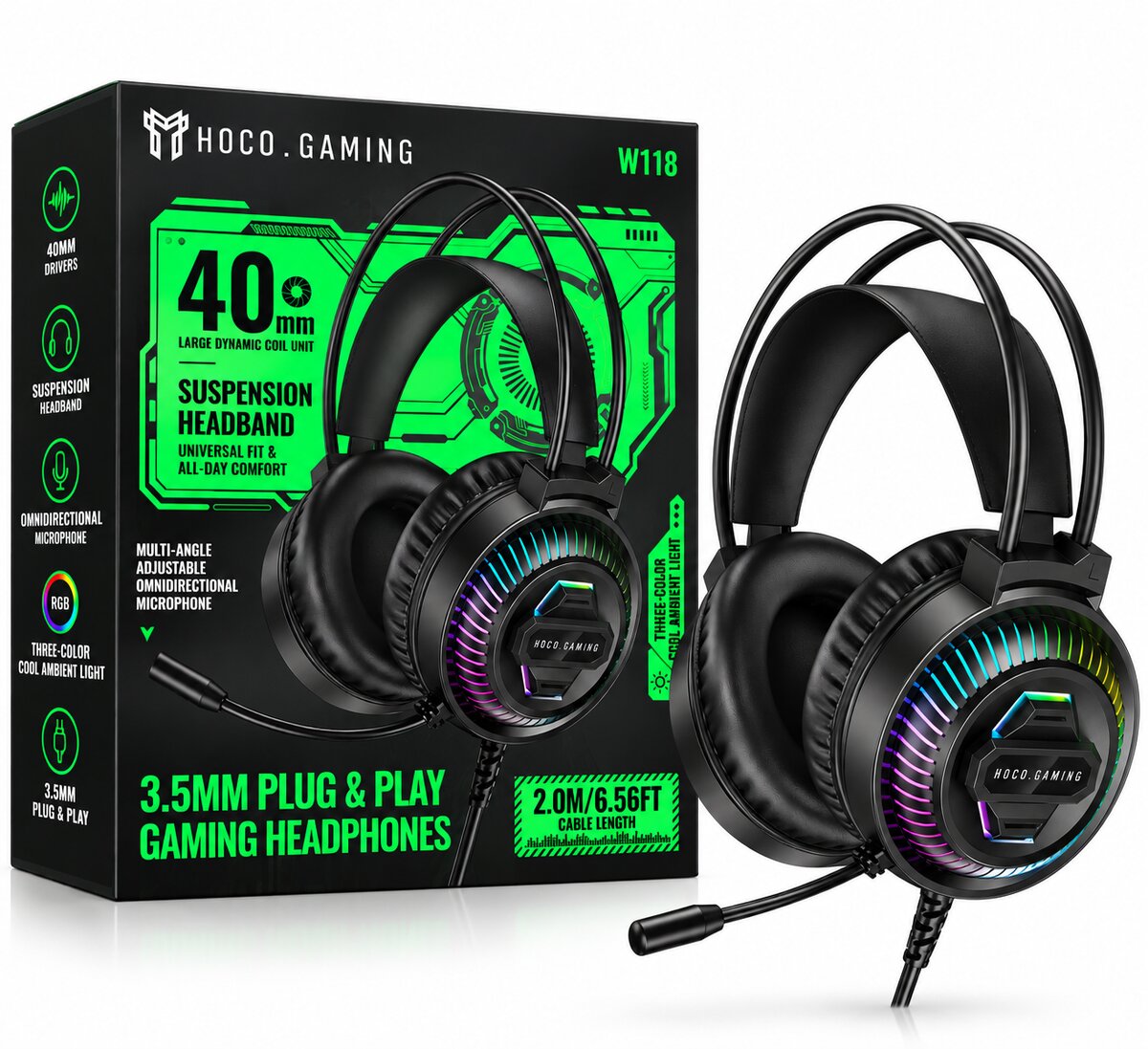 Hoco W118 Extreme gaming headphones