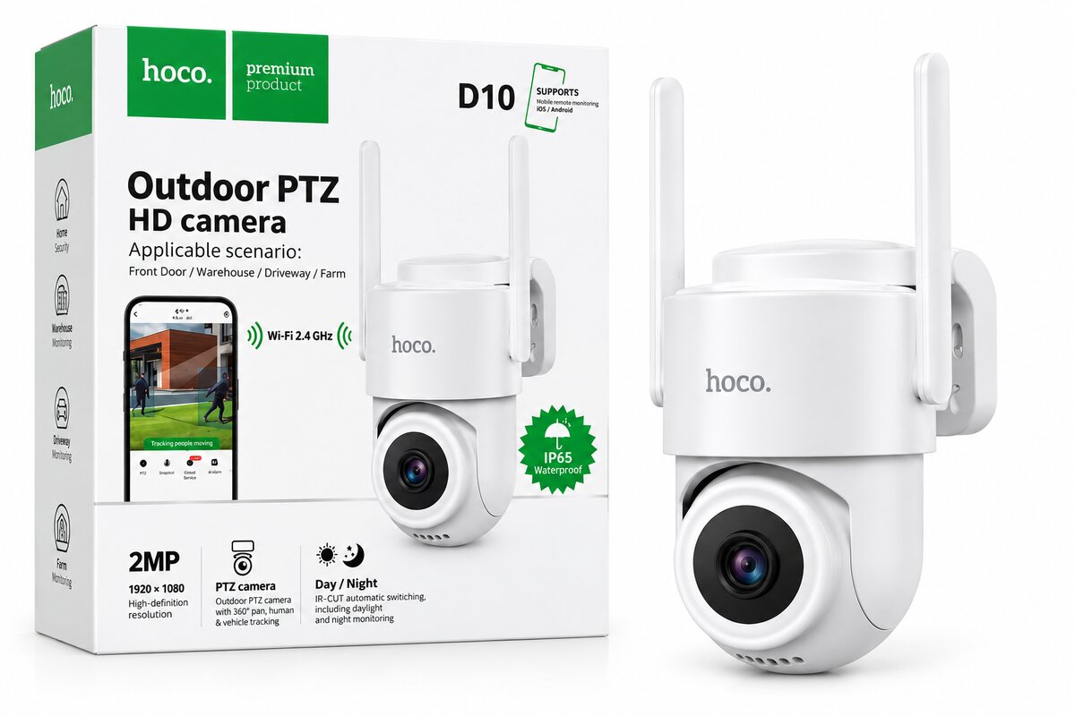 Hoco D10 outdoor monocular PTZ HD camera(EU)