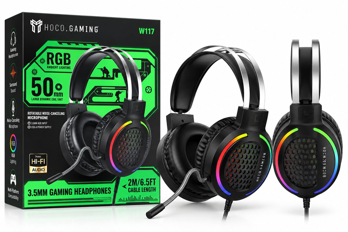 Hoco W117 Battle gaming headphones