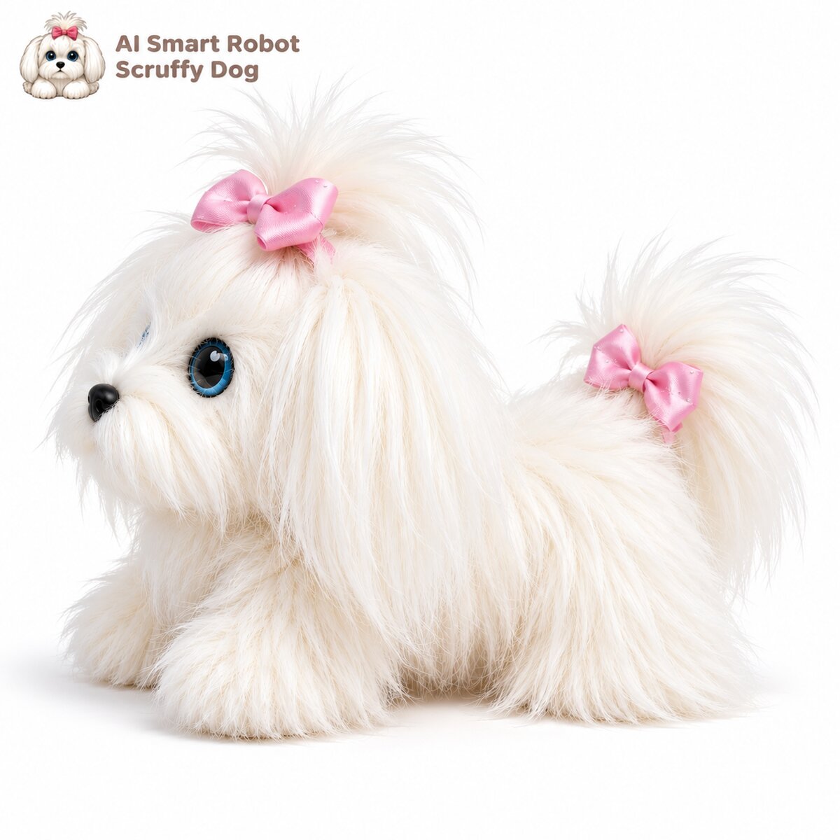 AI Smart Robot Scruffy Dog