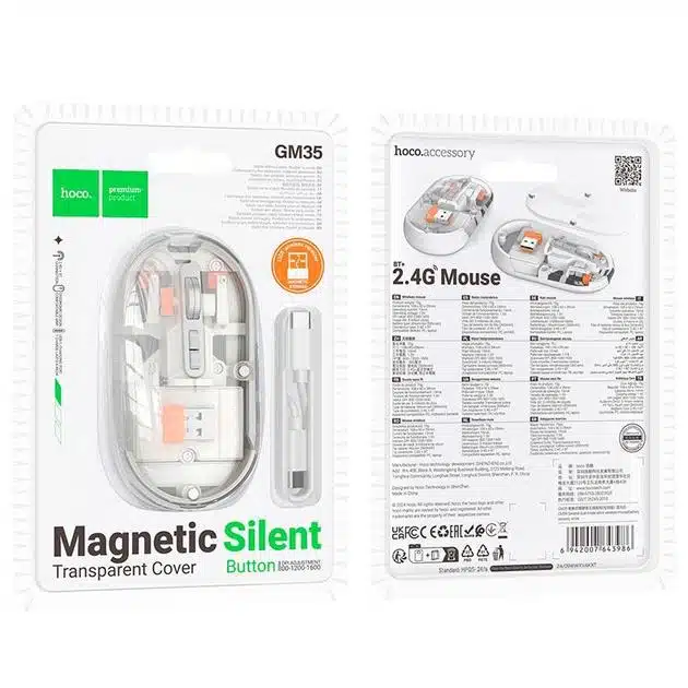 Hoco GM35 General dual-mode silent wireless mouse(battery version)