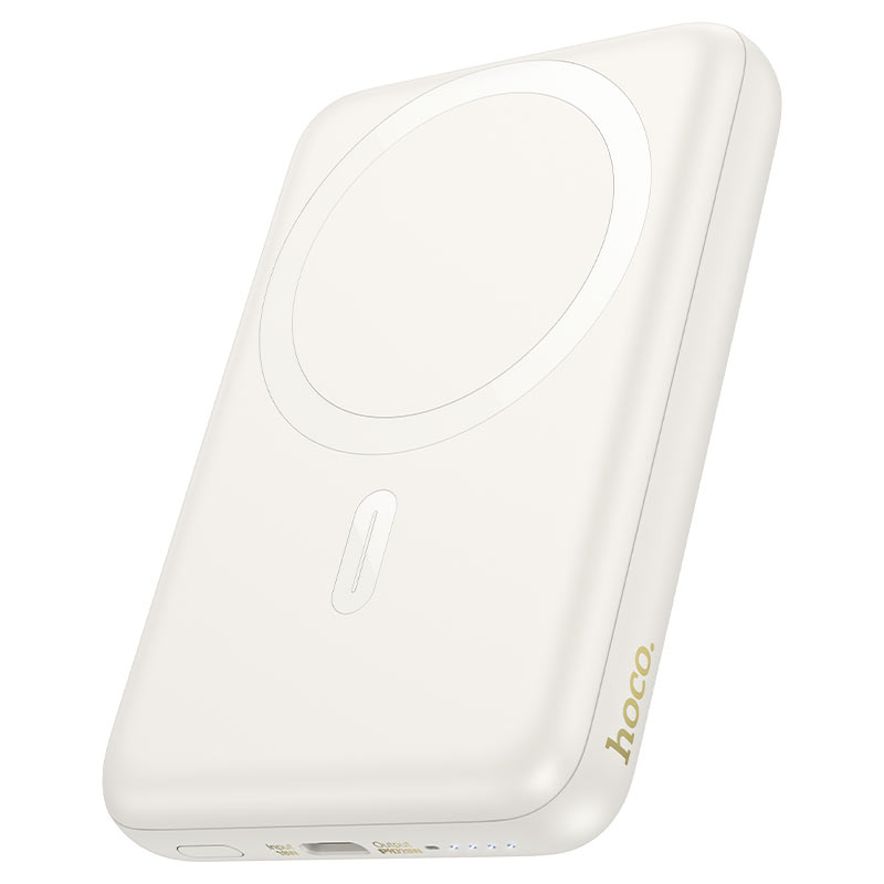 Hoco J141 Grace PD20W magnetic power bank(10000mAh) Milky White