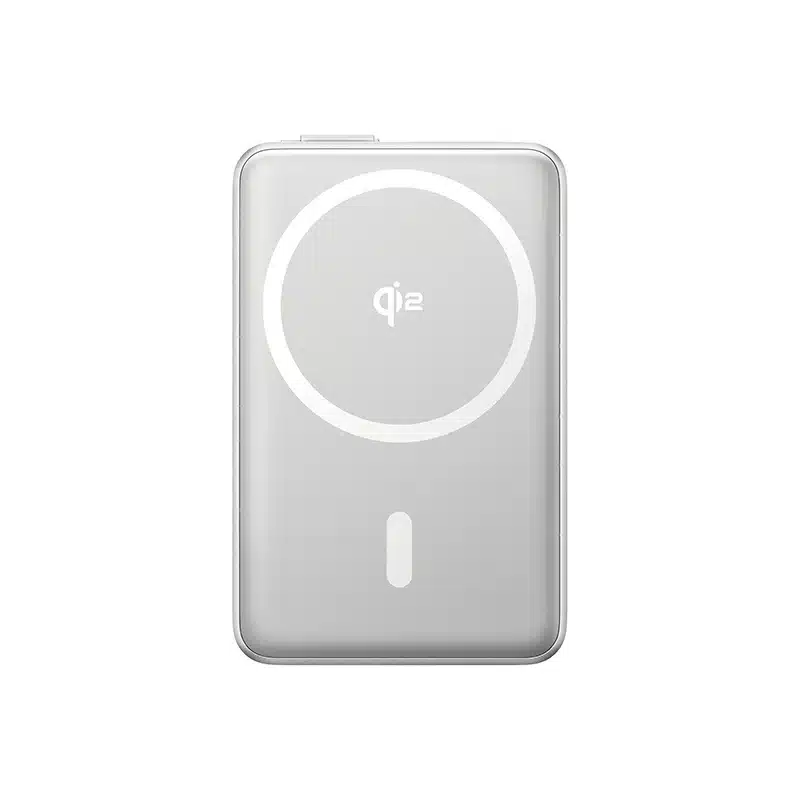 OS-Baseus Nomos Qi2 Kickstand Magnetic Power Bank with Built-in USB-C Cable 10000mAh 45W  Lunar gray