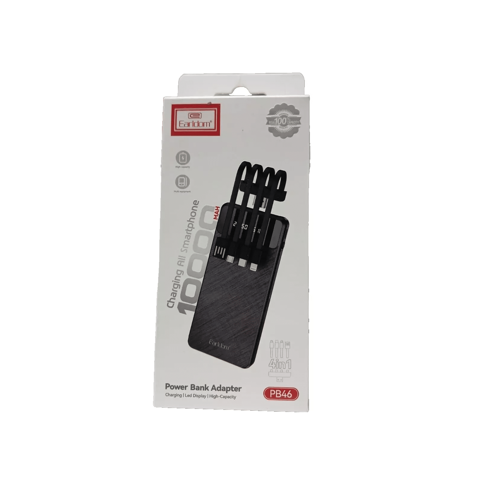 Ealrdom Power Bank With Cables PB46