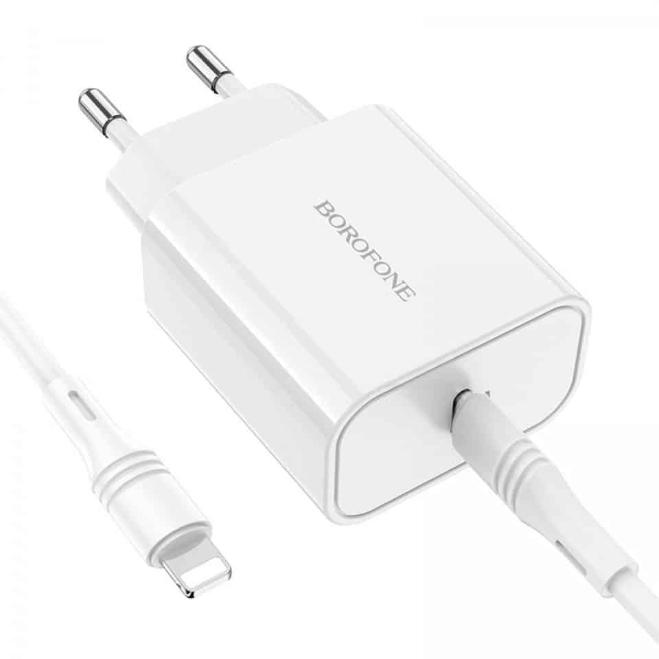 Borofone BA21A Pro Long journey single port PD20W charger set(C to C)(EU)