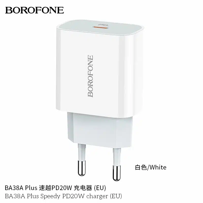 Borofone BA38A Plus Speedy PD20W charger(EU)