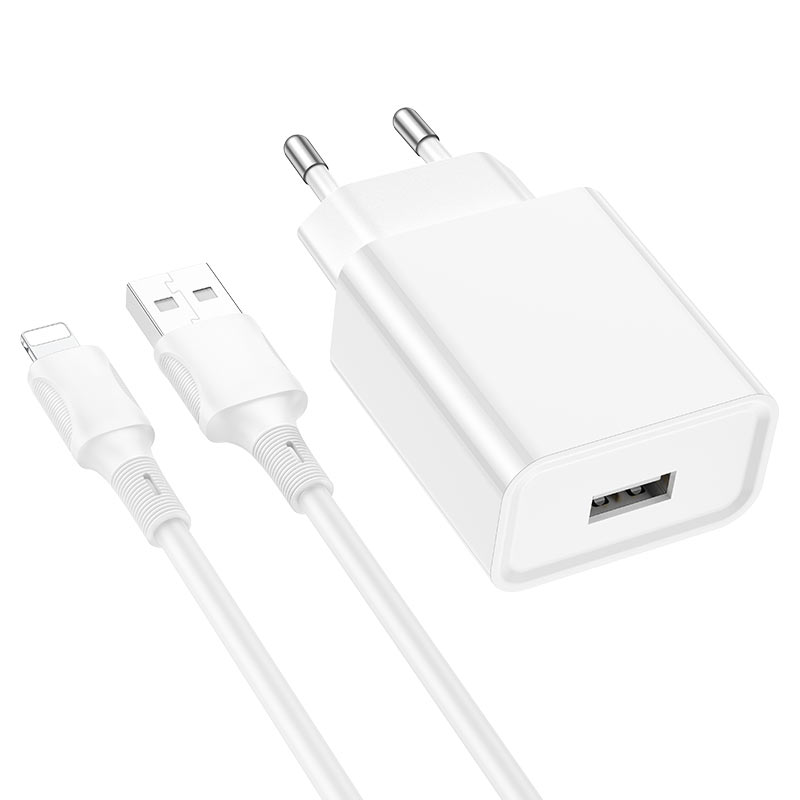 Borofone BA74A Aspirer single port charger set(iP)(EU)