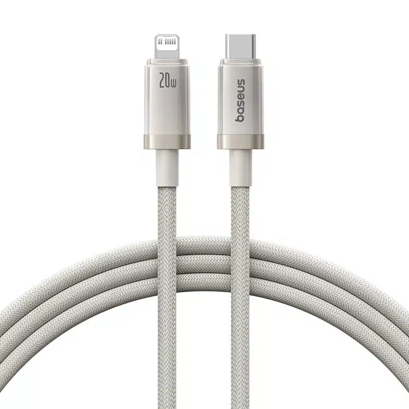 Baseus Vipow Fast Charging Cable USB-C to iP 20W 1m Galaxy Natural Titanium