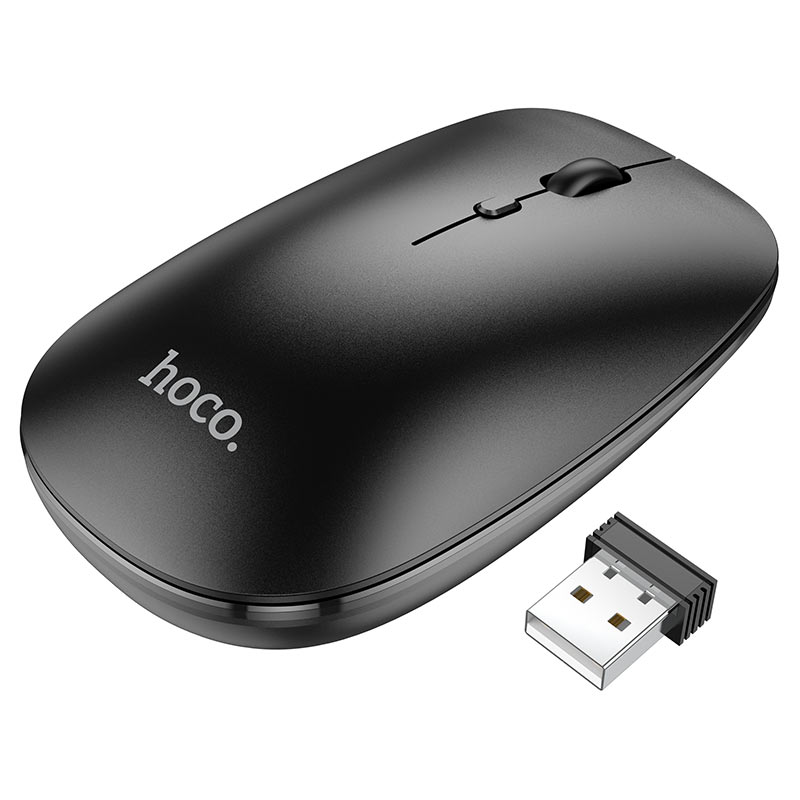 Hoco GM15 Art dual-mode business wireless mouse Black