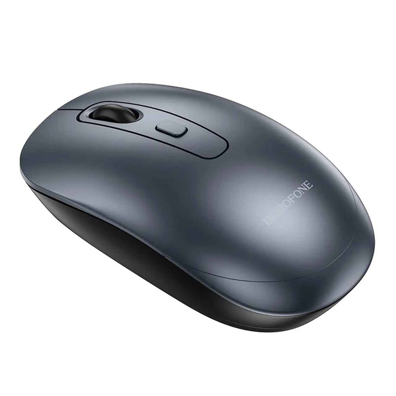 Borofone BG13 Winner 2.4G business wireless mouse black metal gray