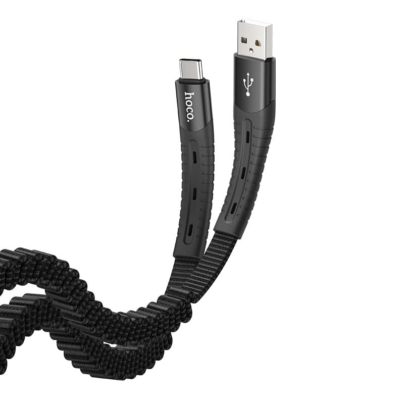 Hoco U78 Cotton treasure elastic charging data cable for Type-C