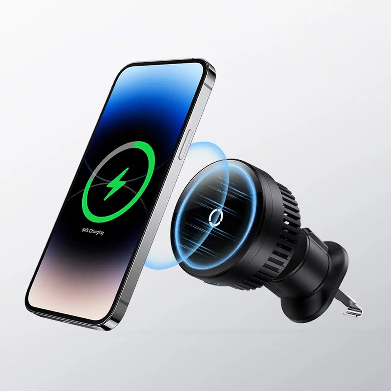 Baseus MagPro Series Magnetic Wireless Charging Car Mount Air Vent Version 15W Qi2.0 Cosmic Black