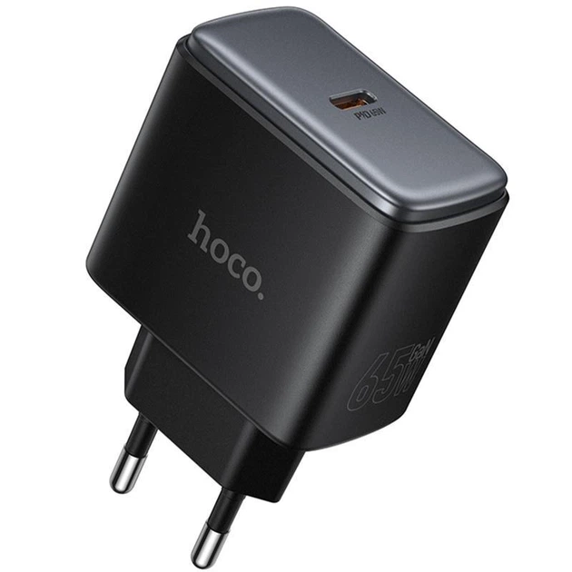 Hoco C159A Upgrade single-port PD65W charger(EU) black