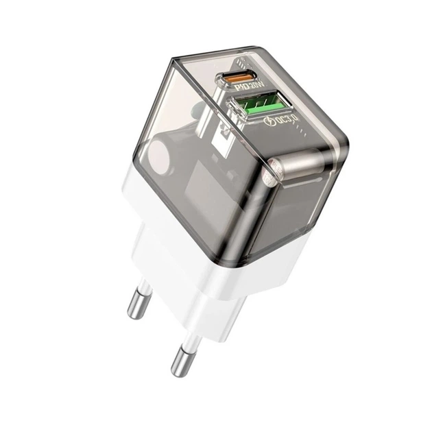 Borofone BA80A Scenery PD20W+QC3.0 charger(EU) transparent black