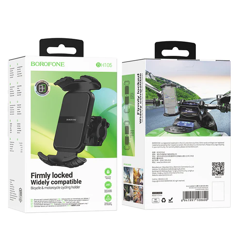 Borofone BH105 Crown bicycle motorcycle universal holder black