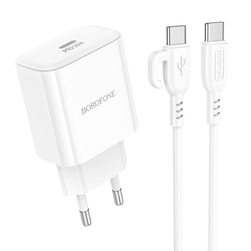Borofone BA81A single port PD20W charger set(Type-C to Type-C)(EU)